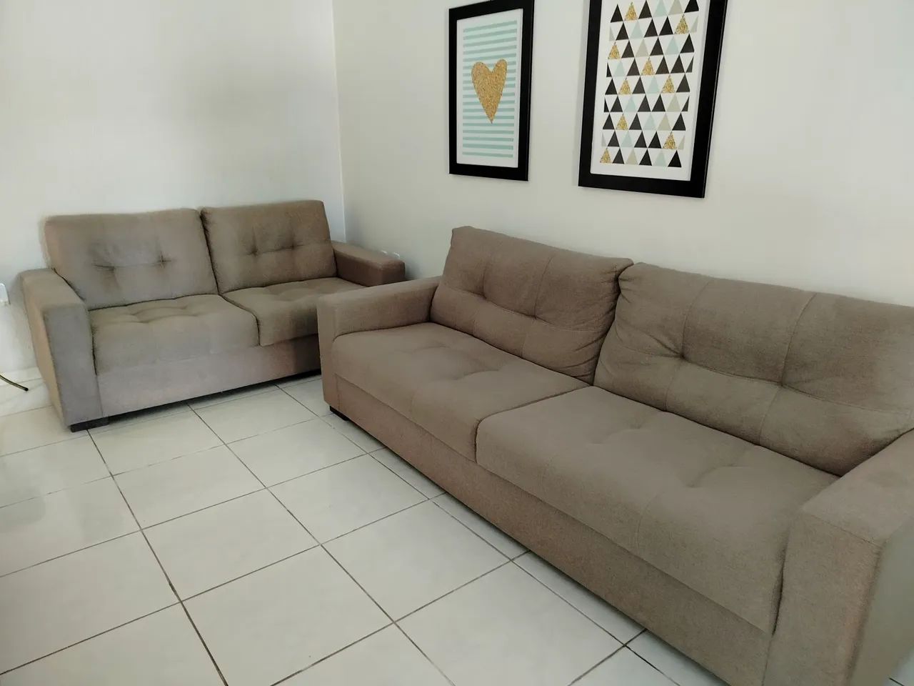 Conjunto sofá 2 e 3 lugares  - Foto 2