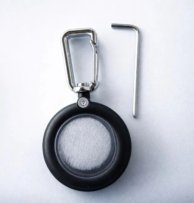 Capa Para Airtags, A Prova D'água De Tpu Chaveiro Ipx8 Preto - Foto 4