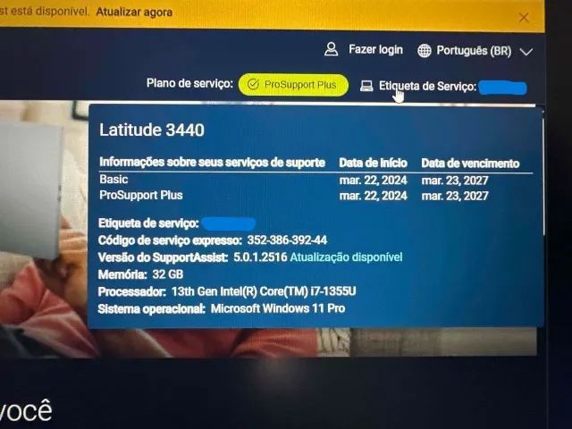 Oportunidade: Dell 3440 | i7 13ª Geração | 32GB RAM | SSD 1TB  - Foto 4