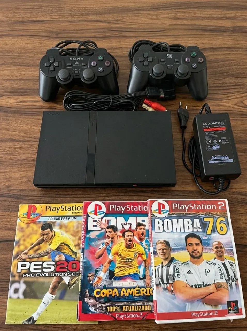 PlayStation 2 Completo + Jogos Clássicos! ?