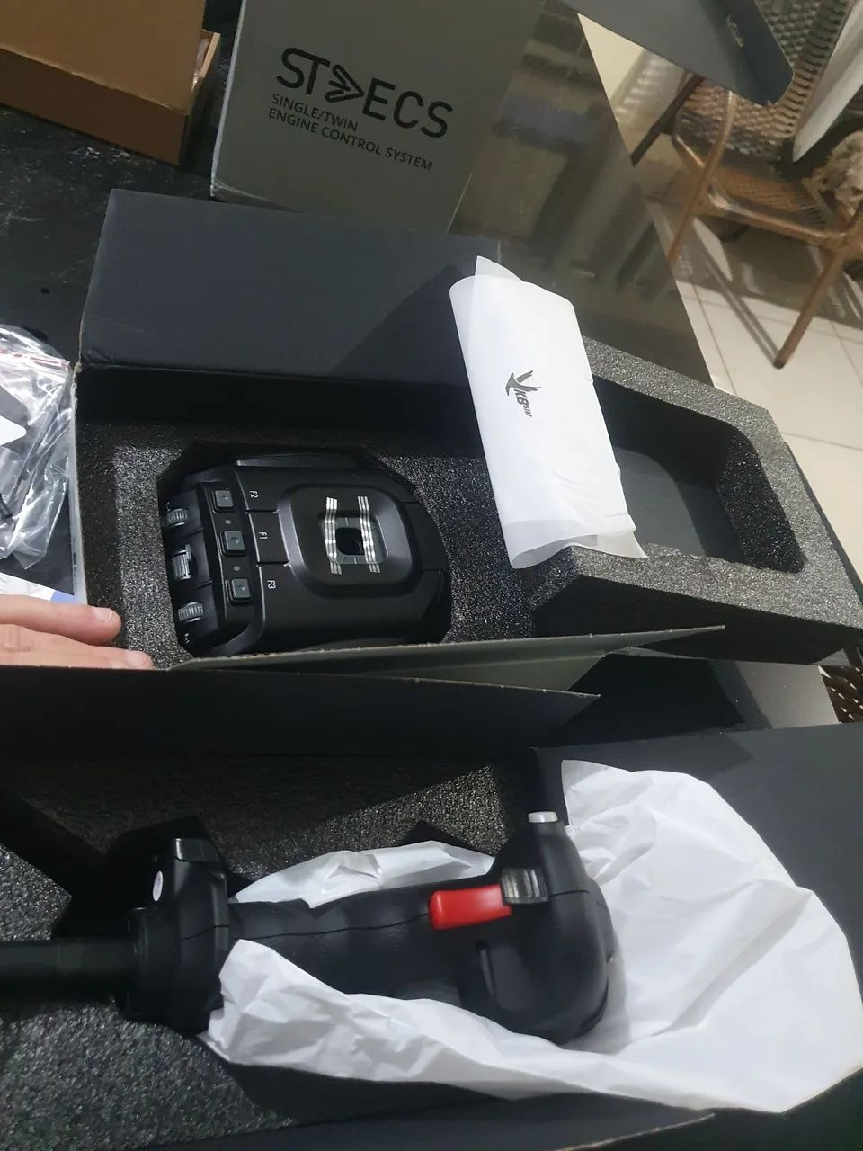 HOTAS VKB, Gladiator Premium Right(mão direita), STECS Modern