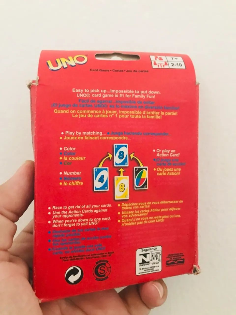 Uno - Jogos de Cartas - Edição reduzida - Foto 2