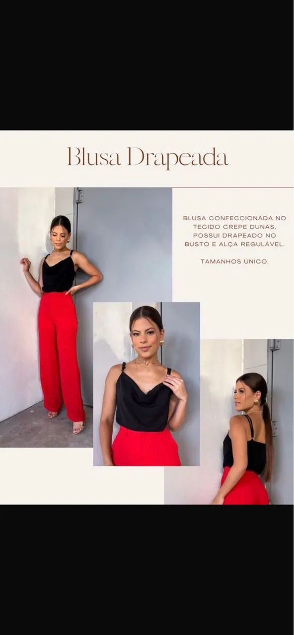 Blusa duna alça