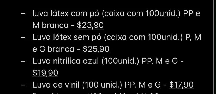 Luvas para procedimentos descartáveis  - Foto 5