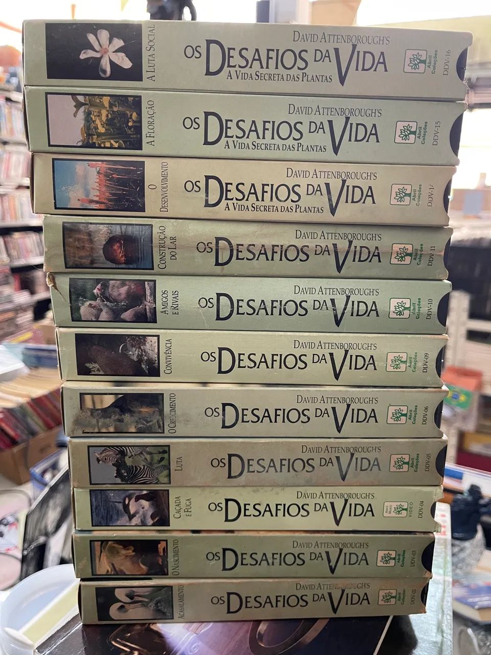 Vhs os desafios da vida David attenborough?s 11 volumes 