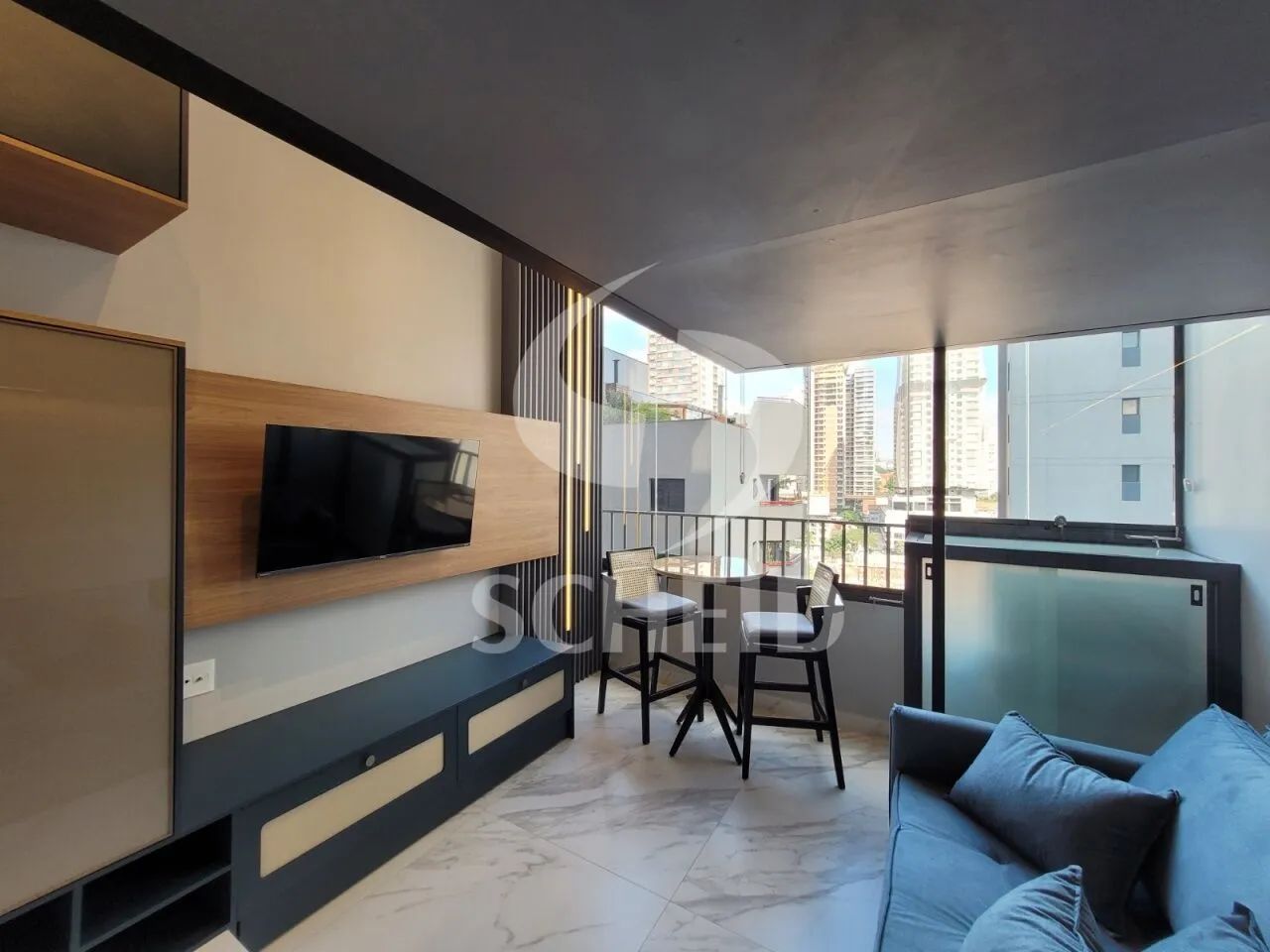 Studio para alugar de 24,00m² útil mobiliado, no Brooklin!