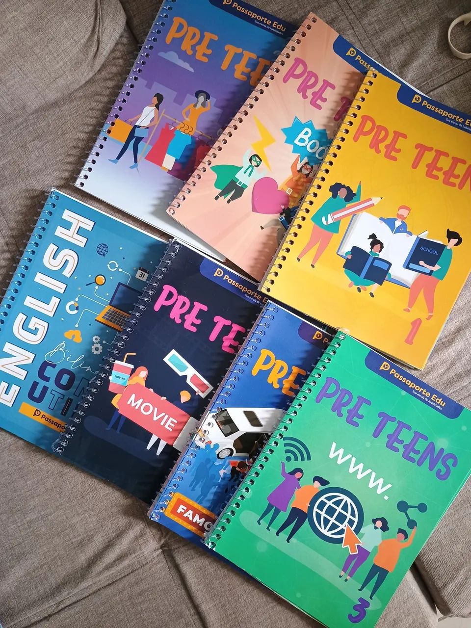 Kit de livros de inglês - Passaporte Edu
