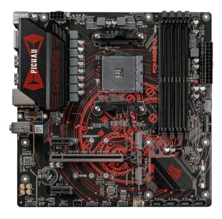 Placa Mãe AMD B550 Pichau Chronos Soquete AM4 - Foto 2