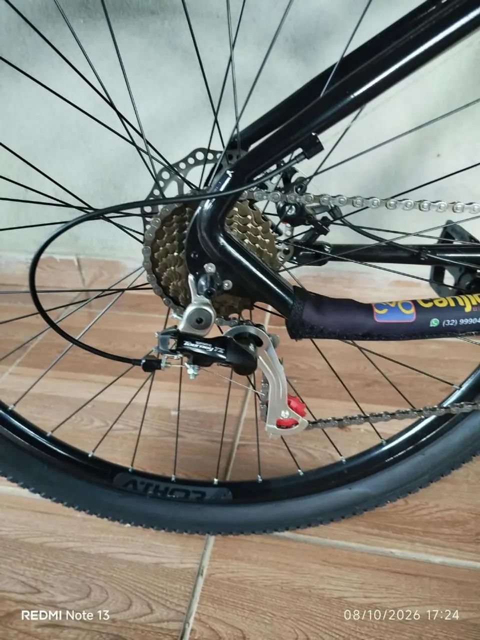 Vendo bicicleta aro 29 praticamente nova, troco em som automotivo tbm - Foto 3