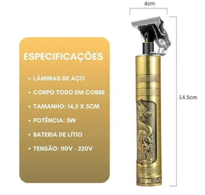 Maquininha de cortar cabelo e depiladora  - Foto 3