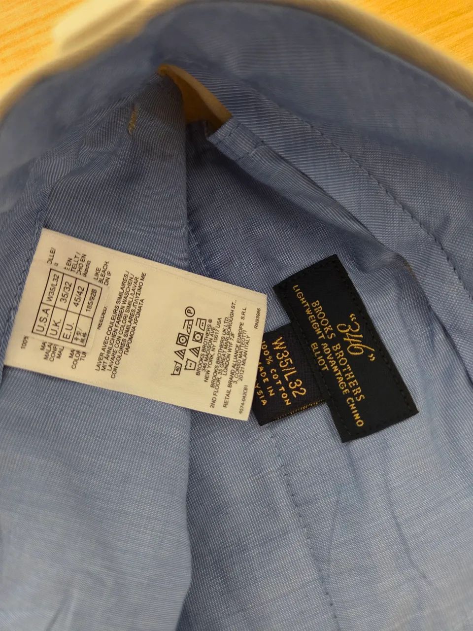 calça chinos brooks brothers  44/45 - Foto 5