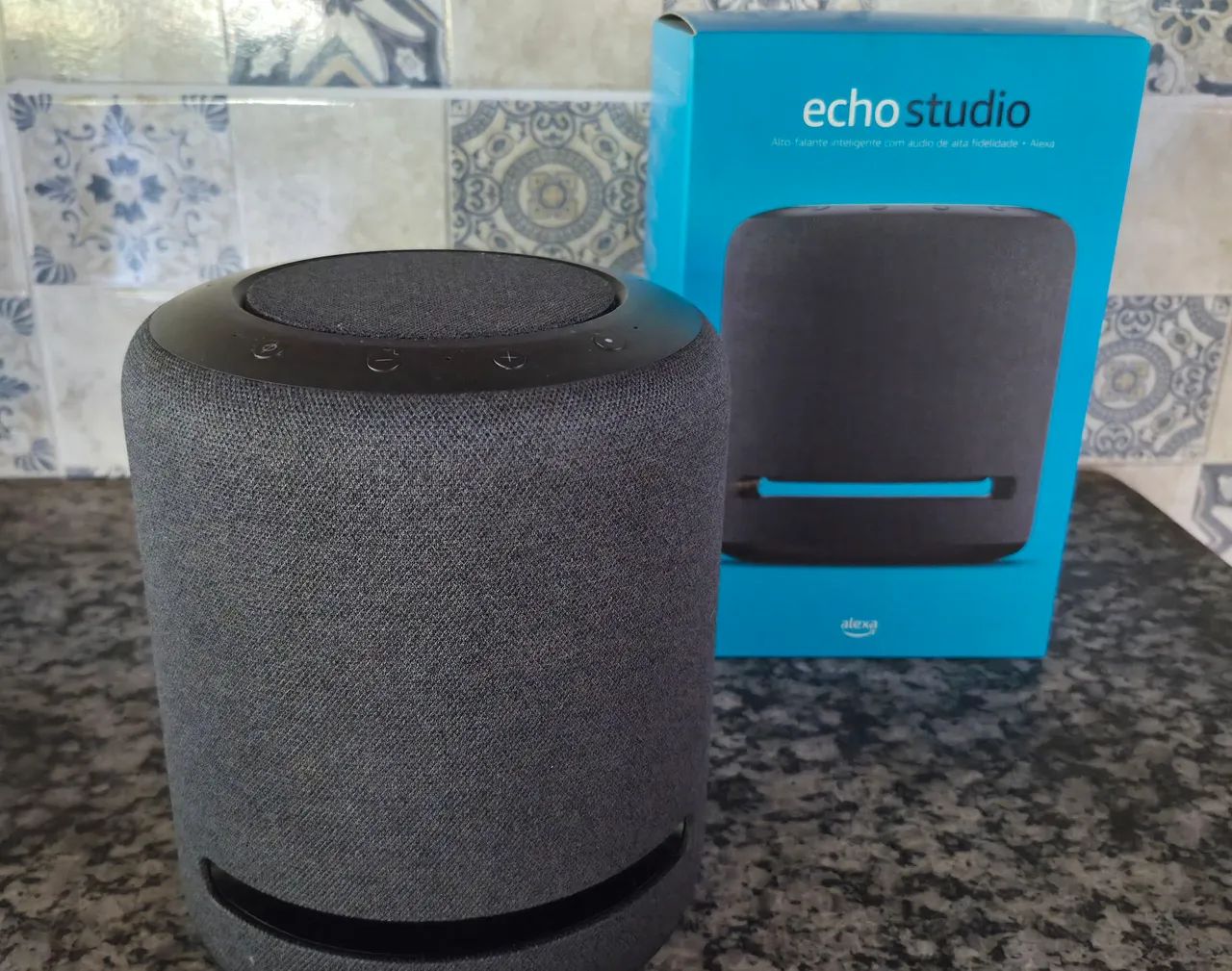 Amazon Echo Studio - Perfeito estado - Com caixa original - Foto 2