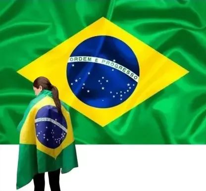 Bandeira Brasil Capa Longa - Foto 2