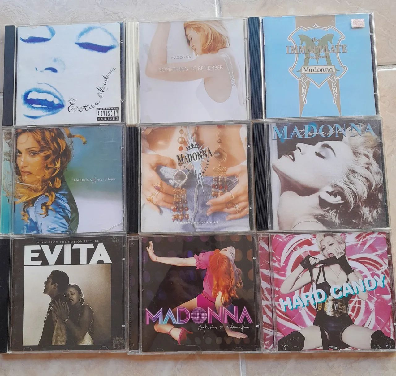 9 Cds Madonna - excelente estado