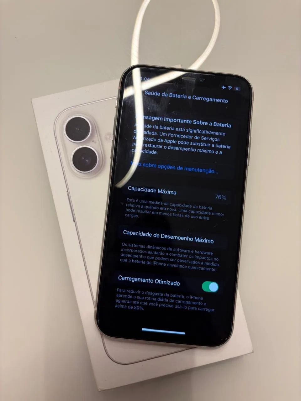 iPhone 11 64GB Branco - Excelente Oportunidade! - Foto 2