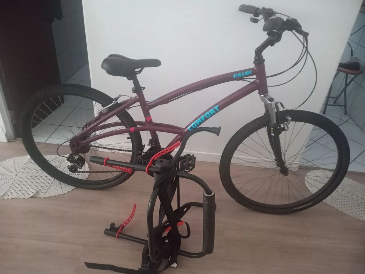 Vendo bicicleta e suporte - Foto 5