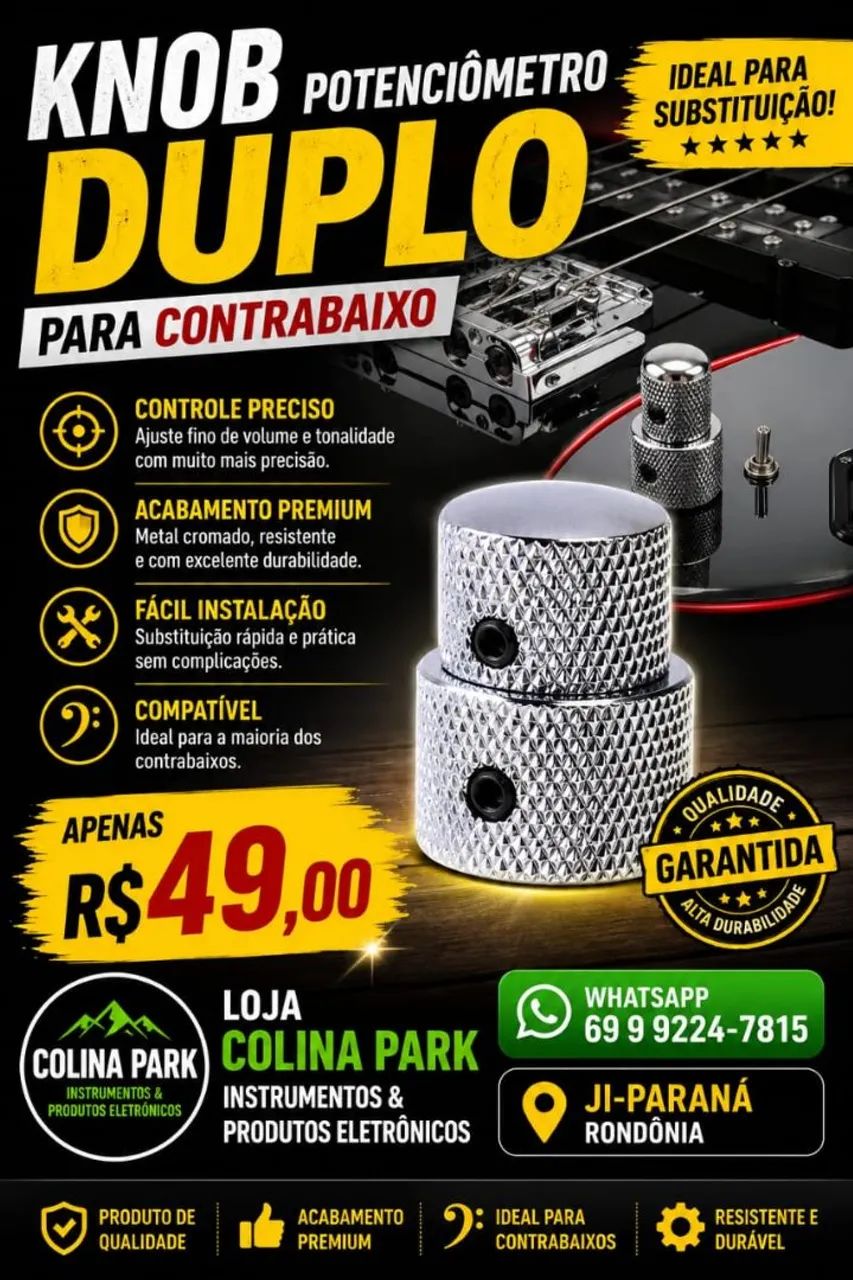 Knob Duplo (Concêntrico)