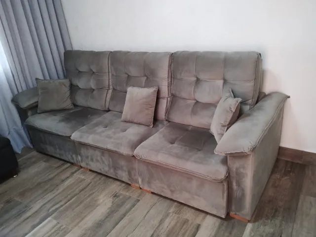 Sofá com encosto reclinável - Foto 3