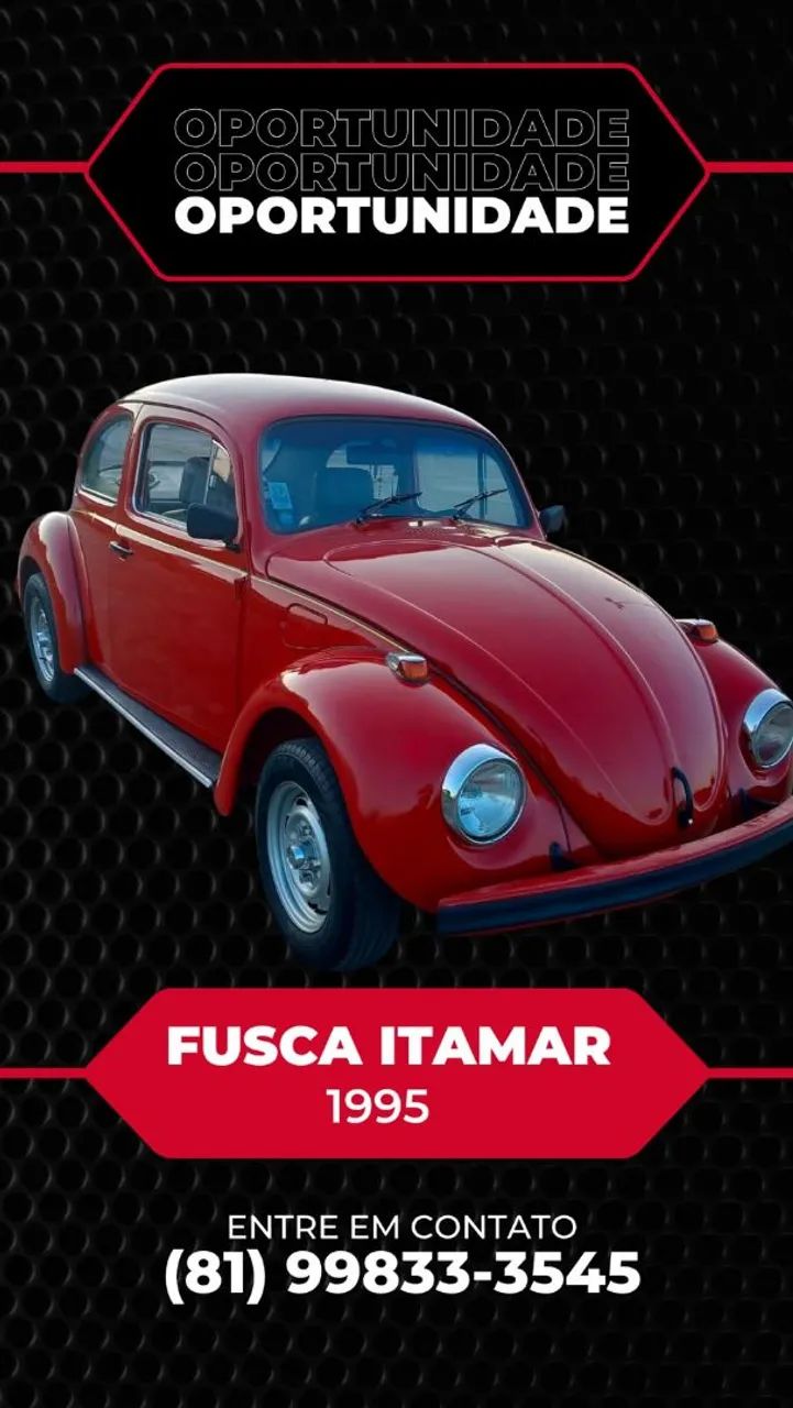 Volkswagen Fusca (álcool) 1995