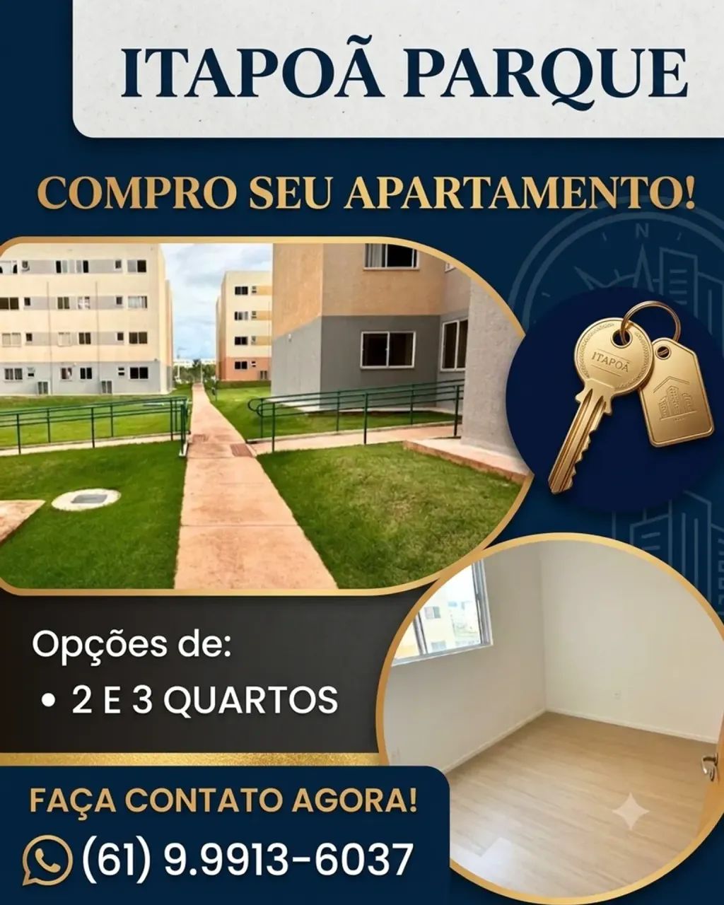 Eu compro o seu apartamento!!!