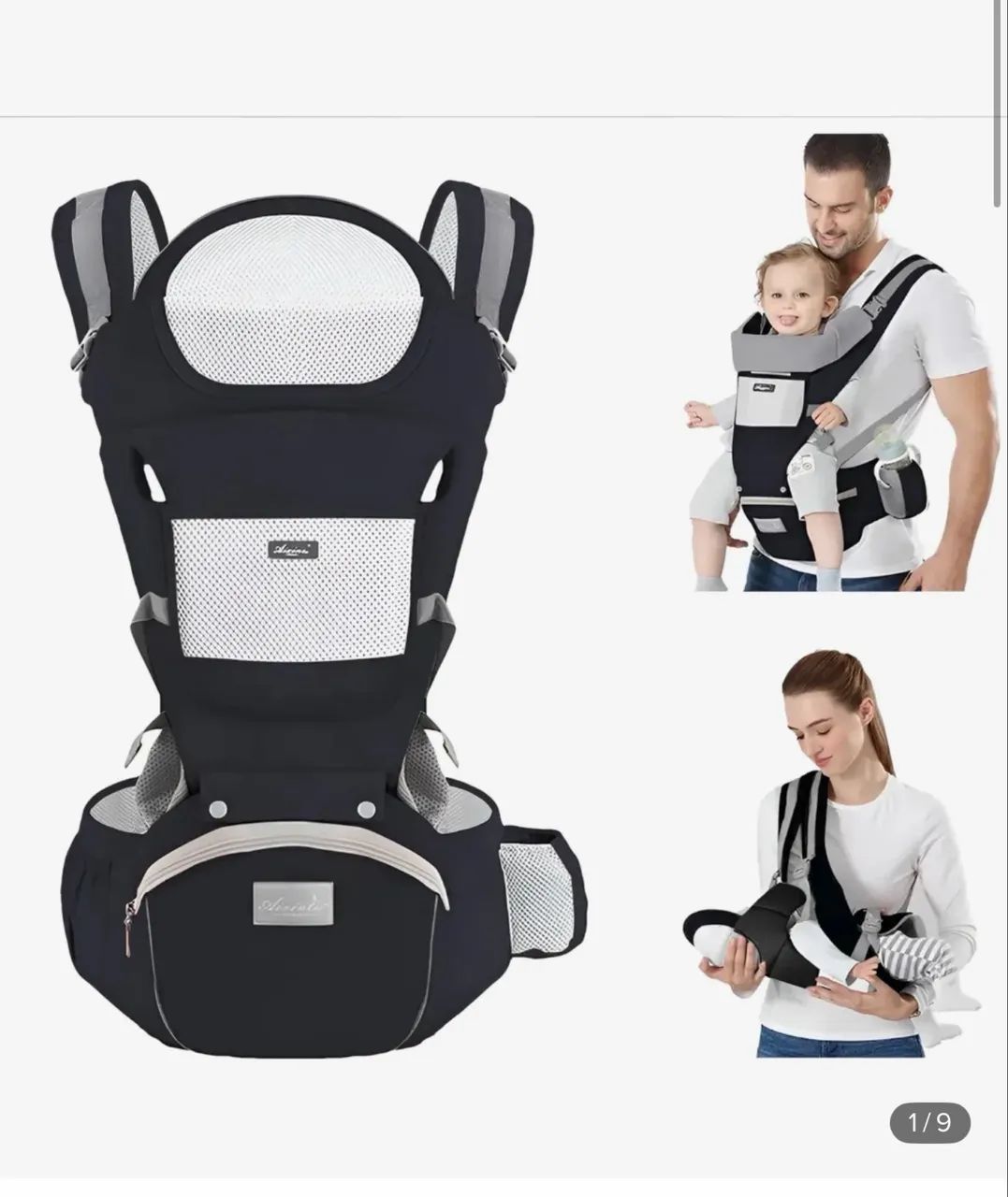 Canguru Porta bebê ergonômico  - Foto 3