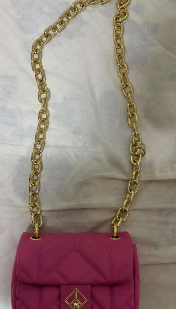 Bolsa nova Luiza Barcelos rosa - Foto 2