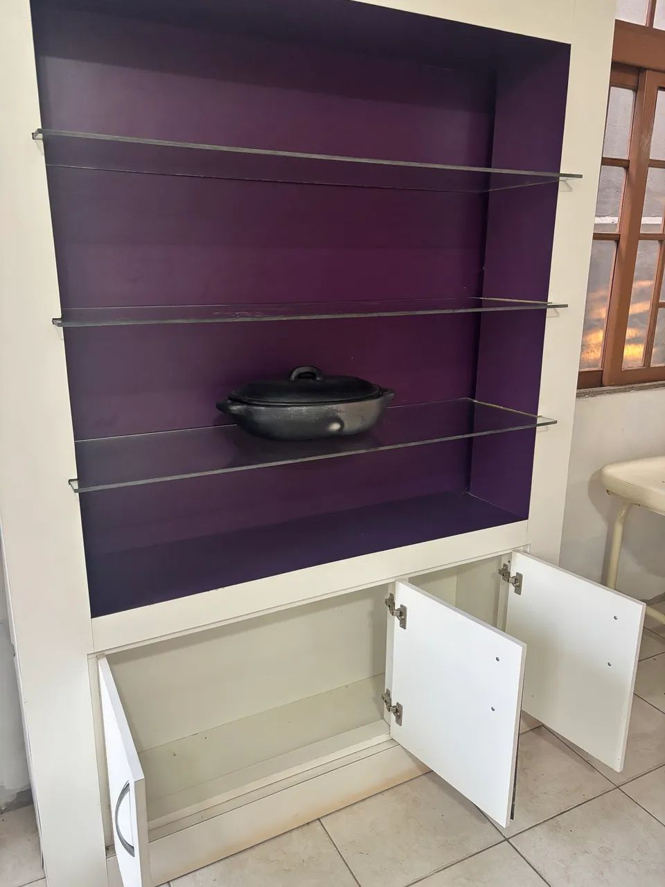 Cristaleira / estante vitrine de sala - Foto 5