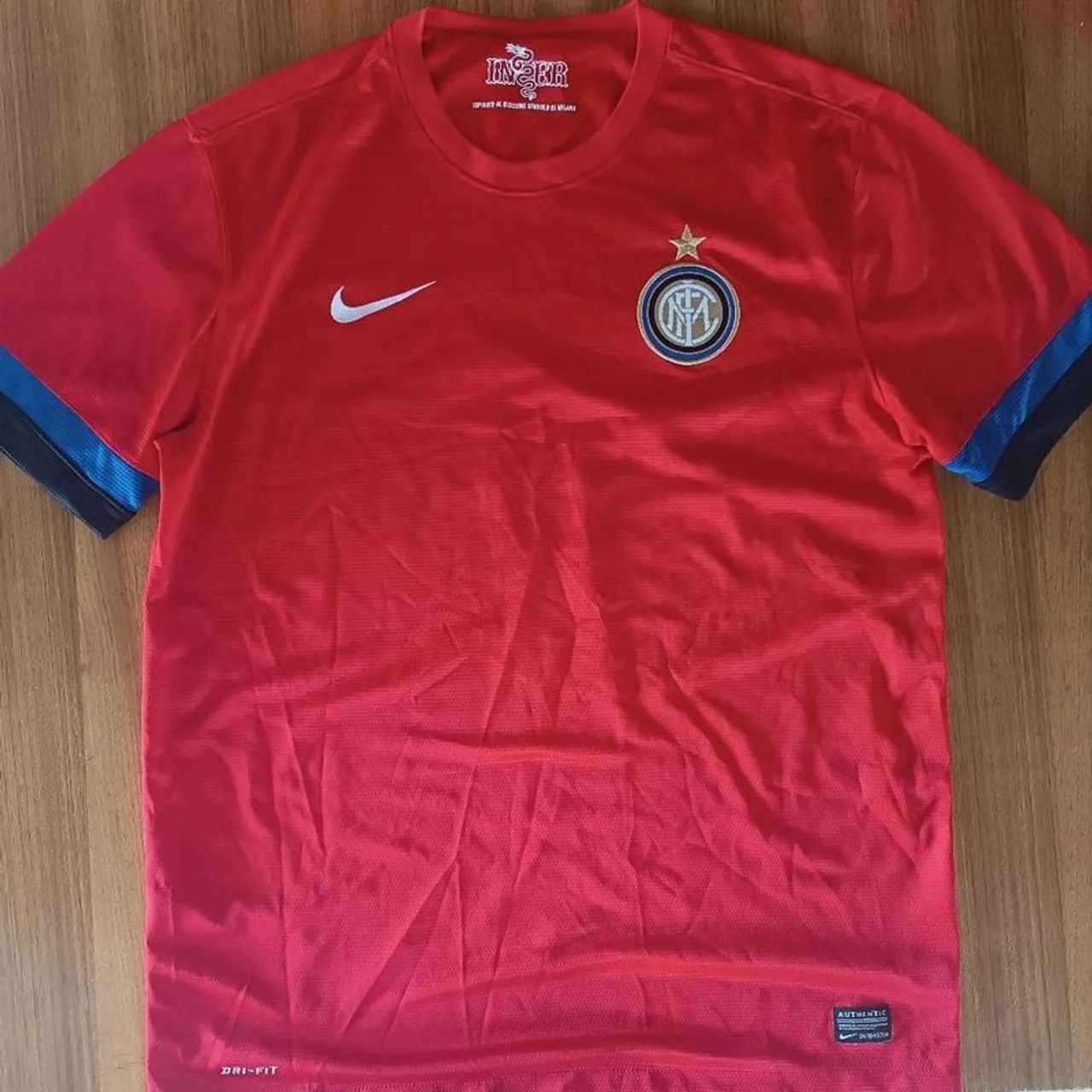 Camisa Original 2012 Vermelha Inter Milão Nike 2013 Internazionale