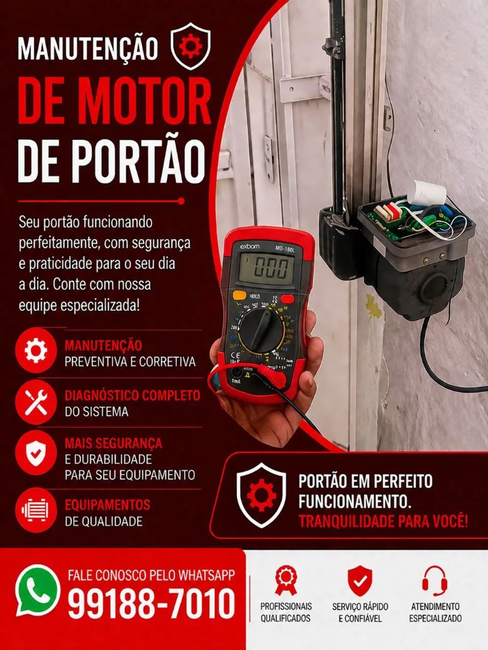 Portão Eletrônico com Defeito? Resolvemos 