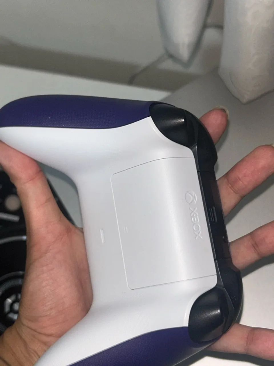 Controle roxo Xbox 