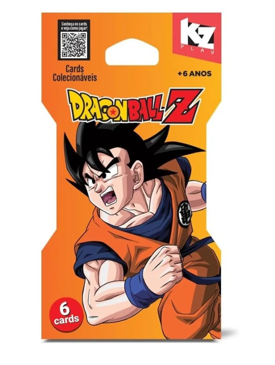 Pack de 6 Cartas - Dragon Ball Z - KZ Play