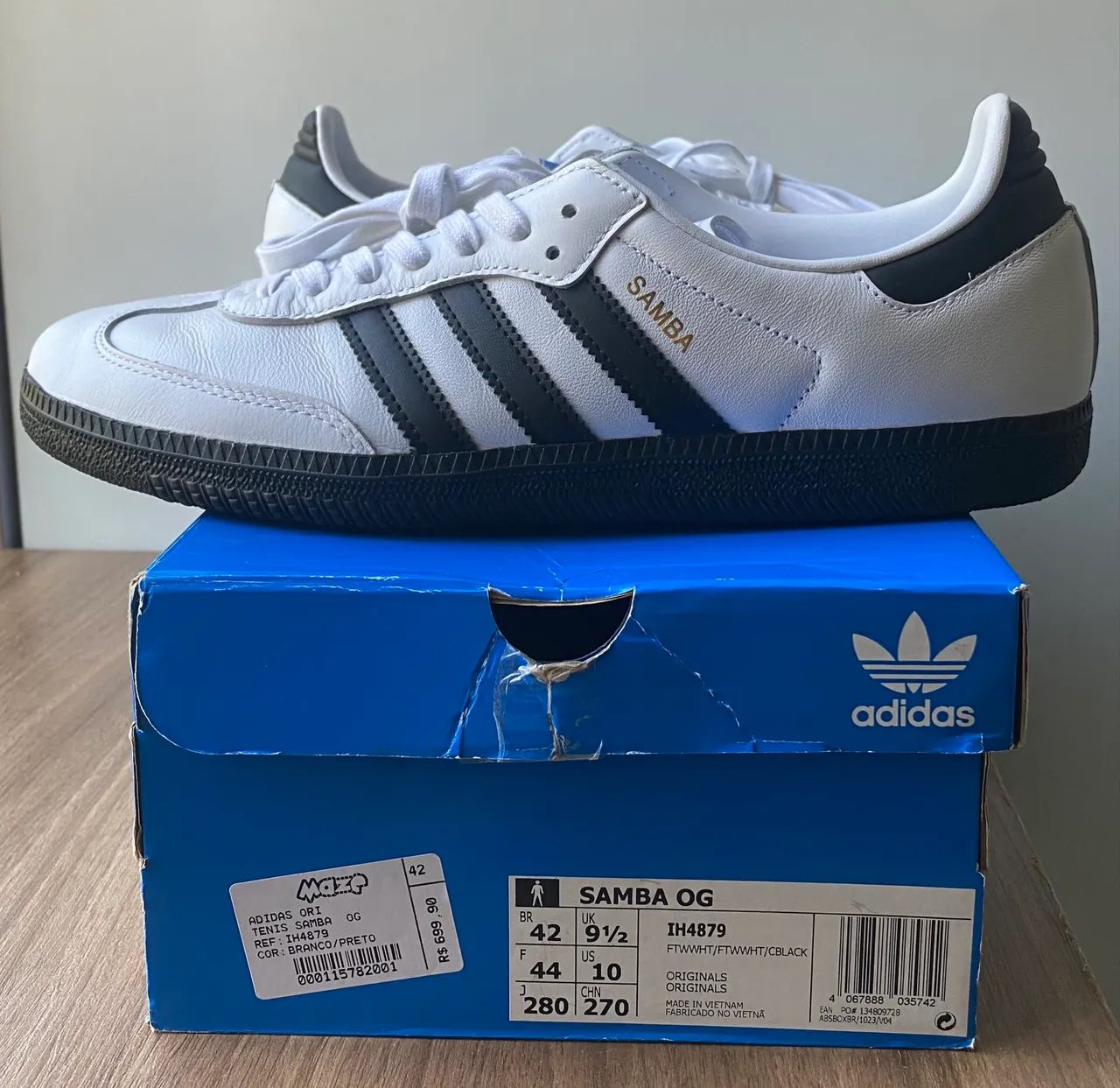 Adidas Samba OG - Tamanho 42 BR