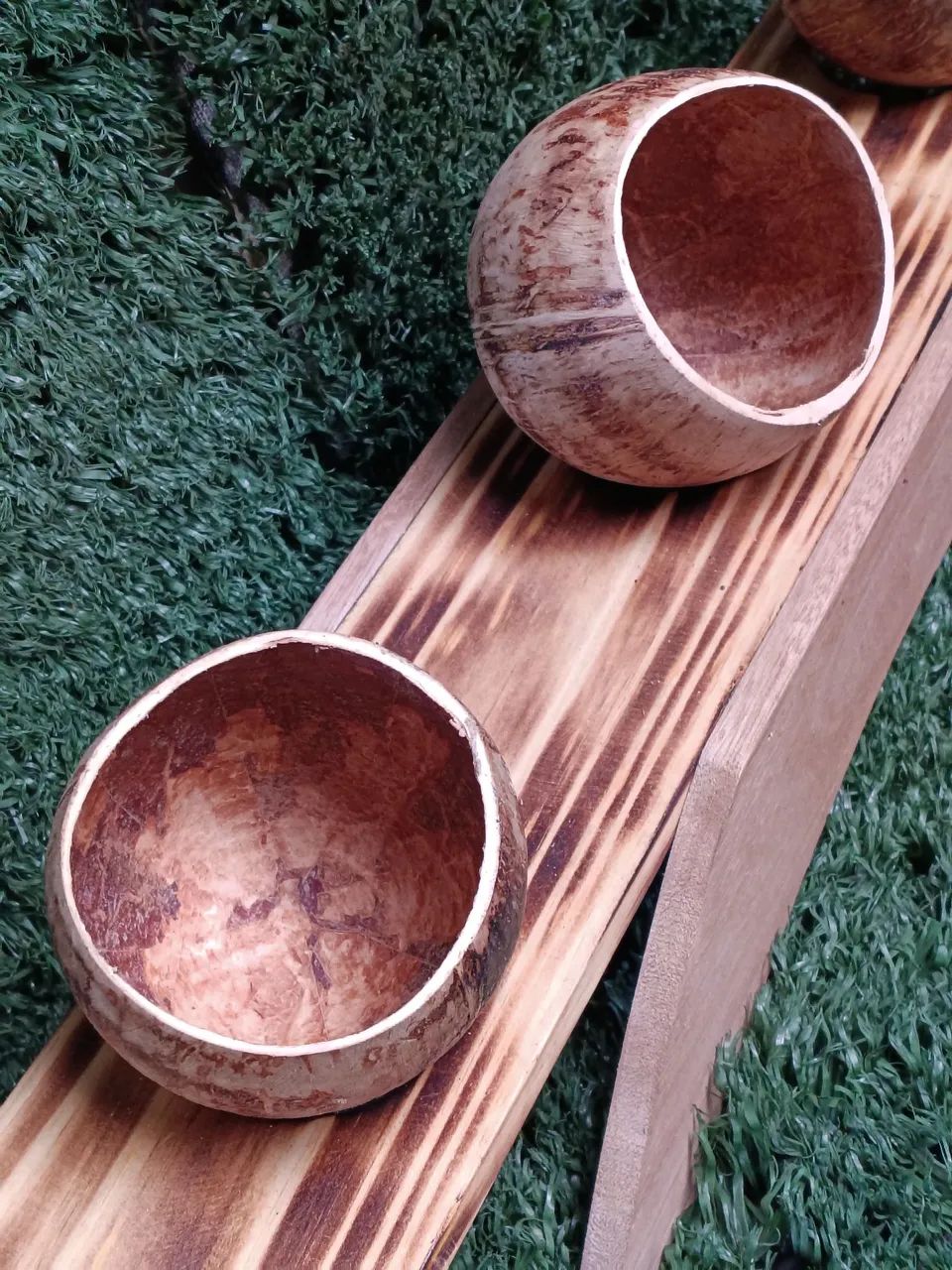 Lindo suporte para plantas modelo 3 coquinhos. - Foto 6