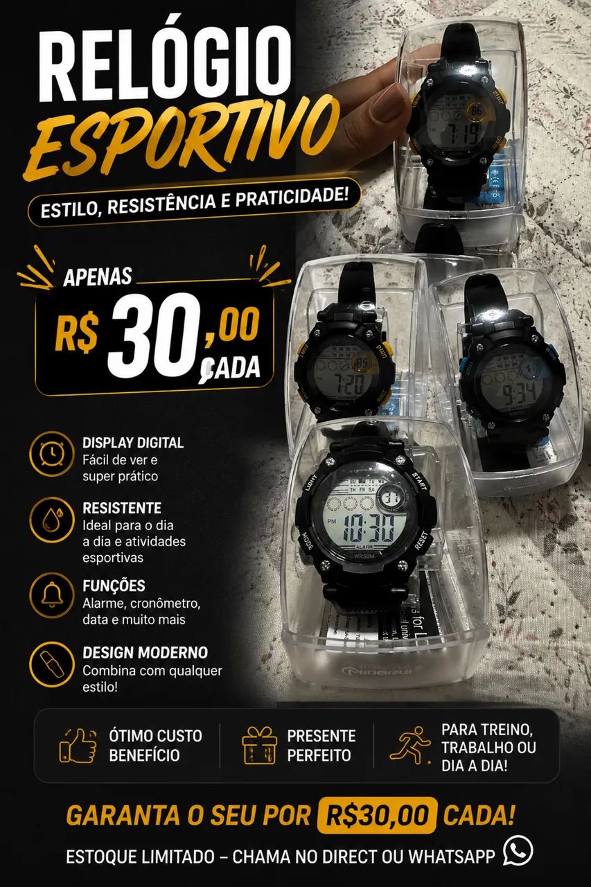 Relógio masculino 