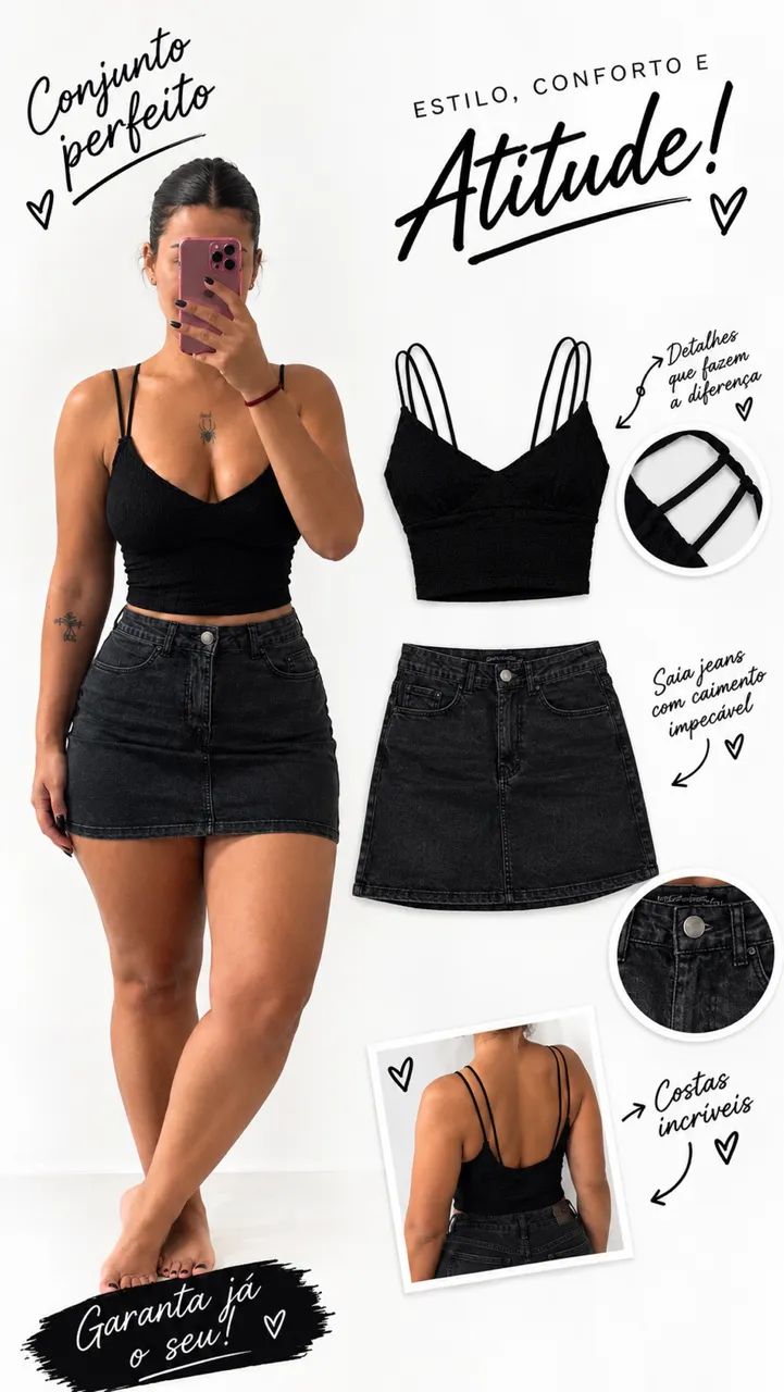 Roupa feminina 
