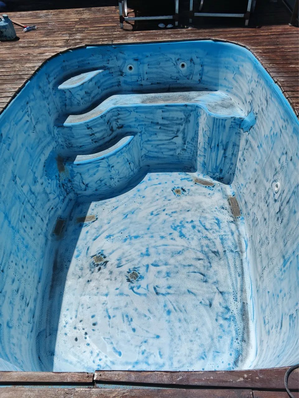 Pinturas e reparos em piscinas de fibra  - Foto 3