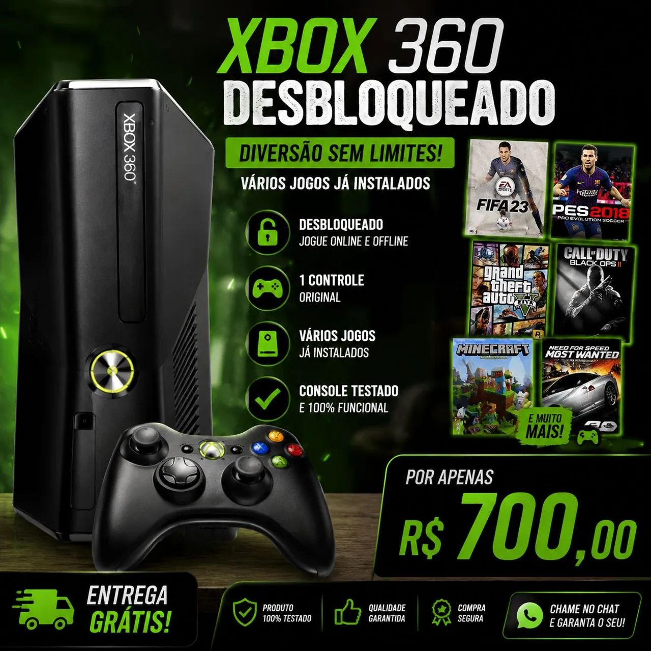 Xbox 360 desbloqueado 