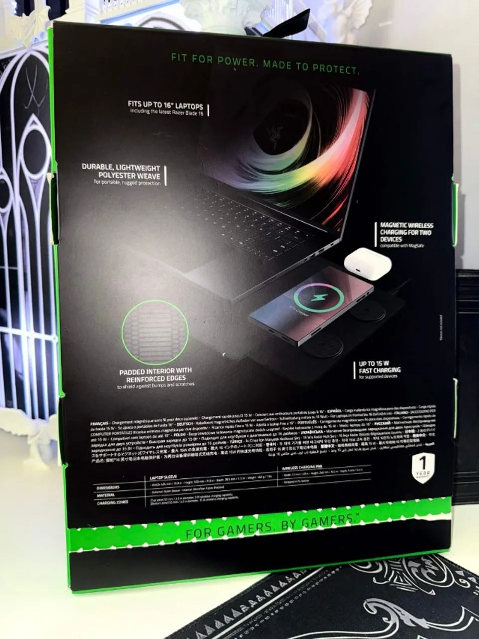 Capa Carregadora para Notebook Razer - Foto 3