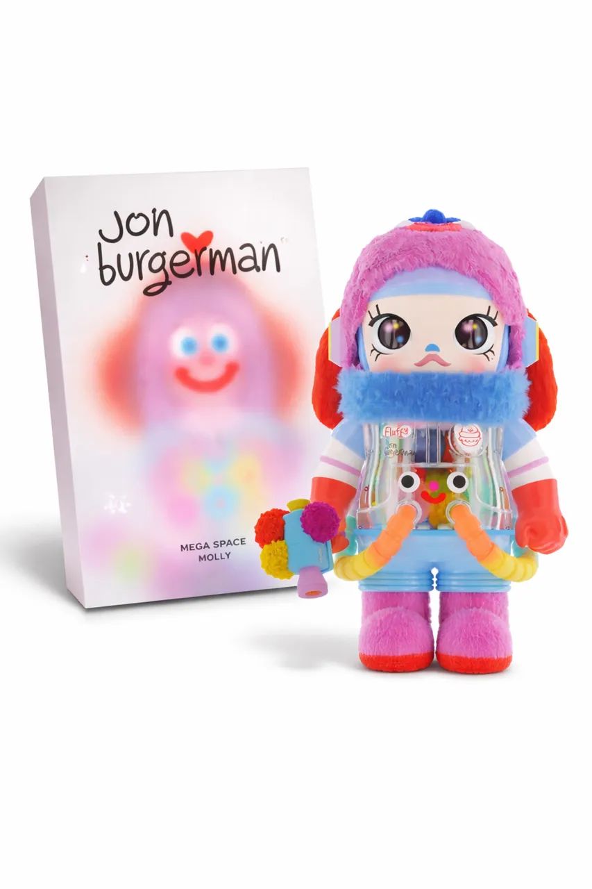 その他 Mega Space Molly 400% Jon Burgerman PUPU Mega Space Molly 400% Jon Burgerman - Original Pop Mart
