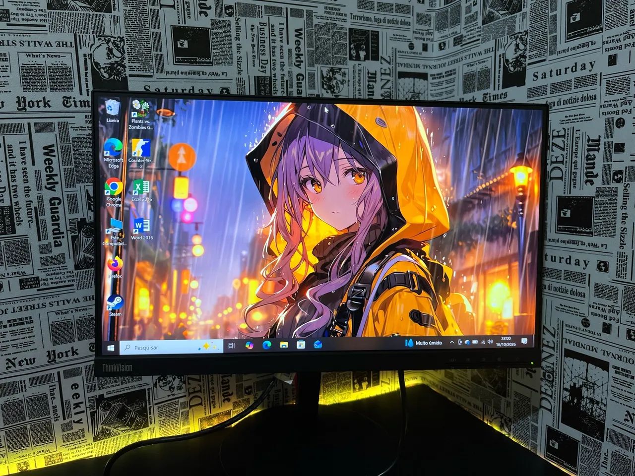 Monitor Lenovo 22 polegadas  - Foto 2