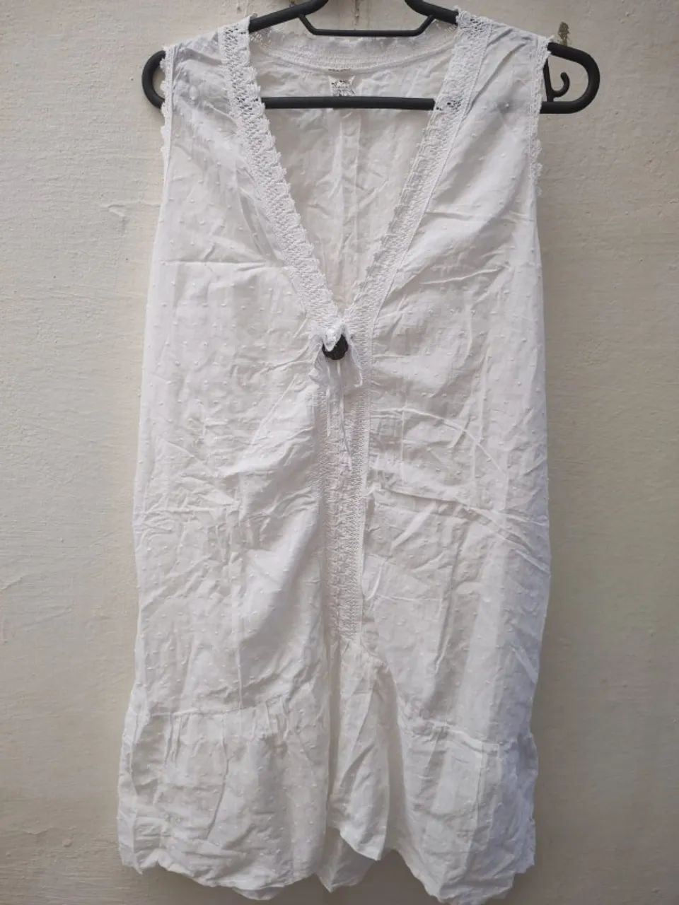 Vestido Branco Viscose Tamanho GG - Foto 3