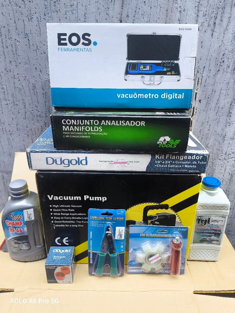 Kit ferramenta ar condicionado 