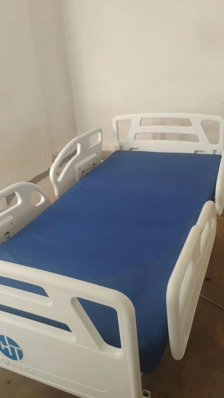 Cama hospitalar automática + colchão pneumático 