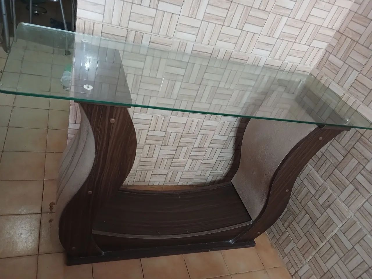 Glass-Top Sideboard – Excellent Condition
