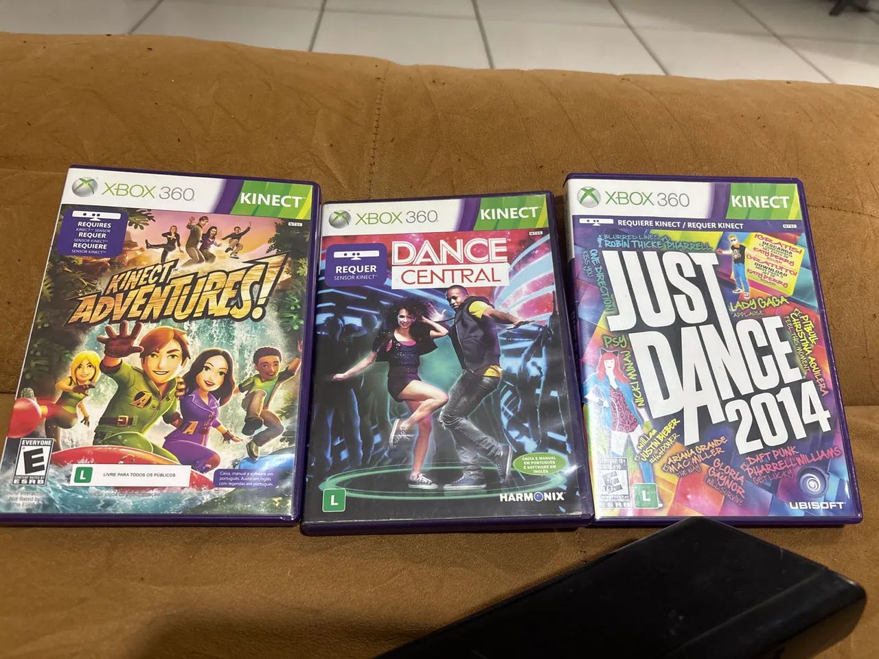3 jogos e Kinect XBox - Foto 2