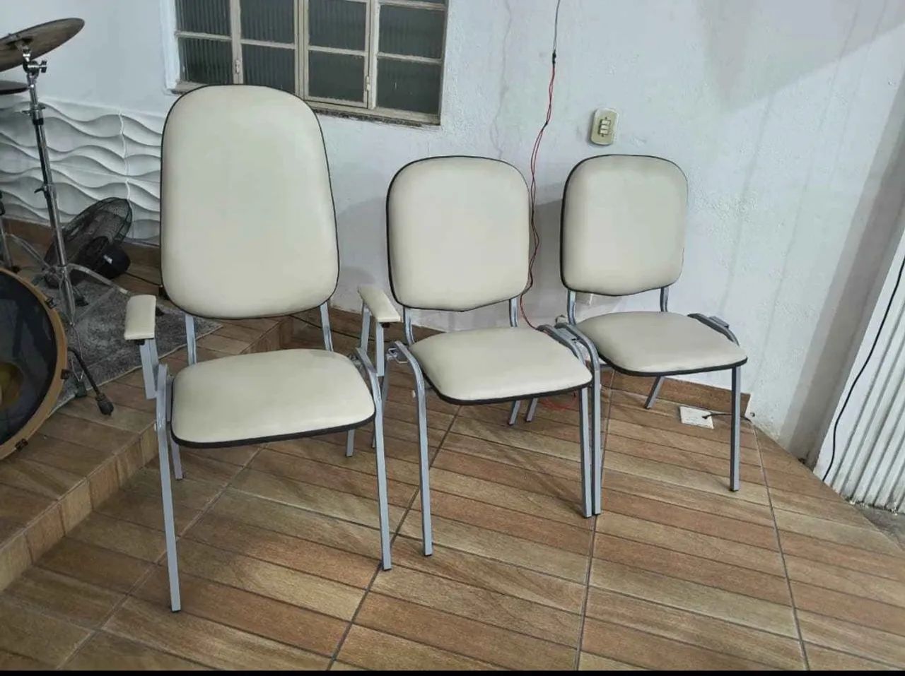 Cadeira fixa para escritório, recepção.. - Foto 3