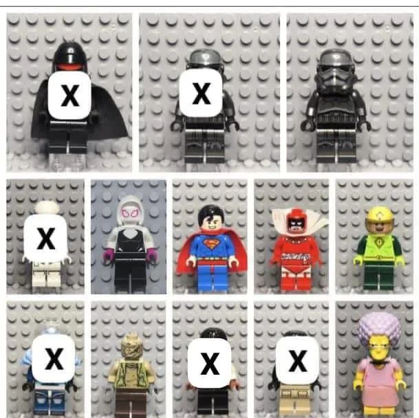 Lego minifiguras e peças originais 