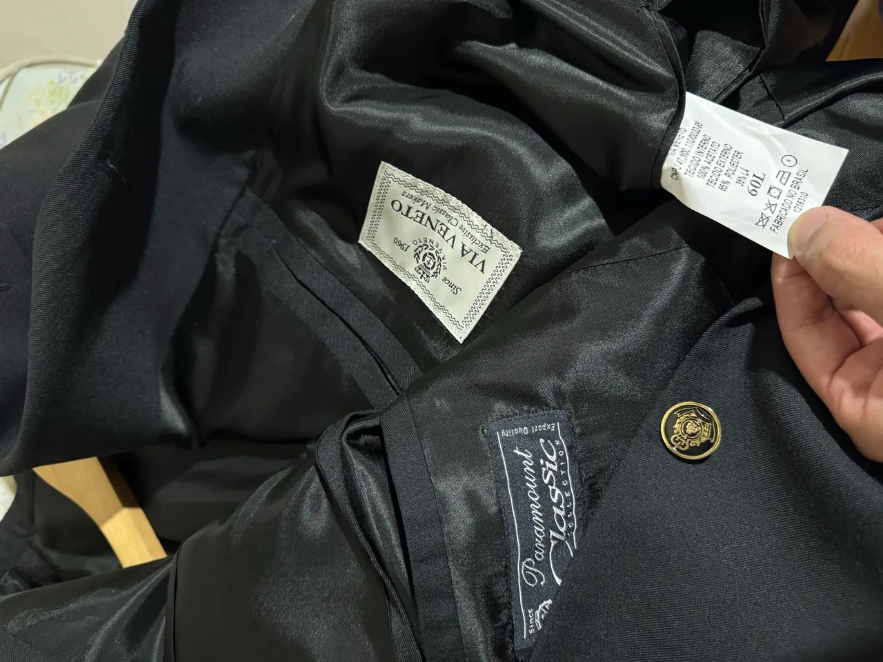 blazer masculino via veneto paramount classic - Foto 5