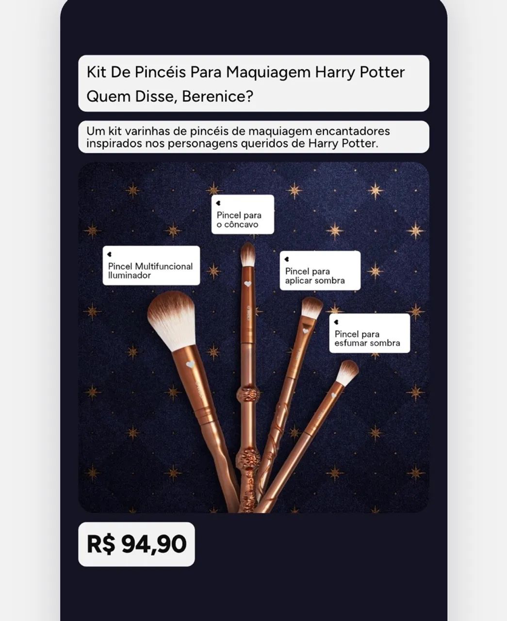 Pincéis de maquiagem 