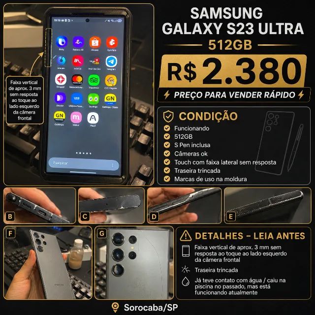 ? SAMSUNG GALAXY S23 ULTRA 512GB